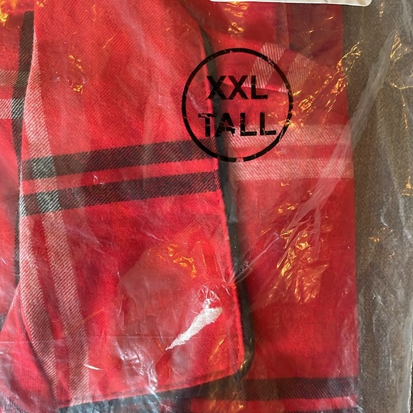 Wondershop Red Plaid Flannel Pajama Set - Picture 5 of 6